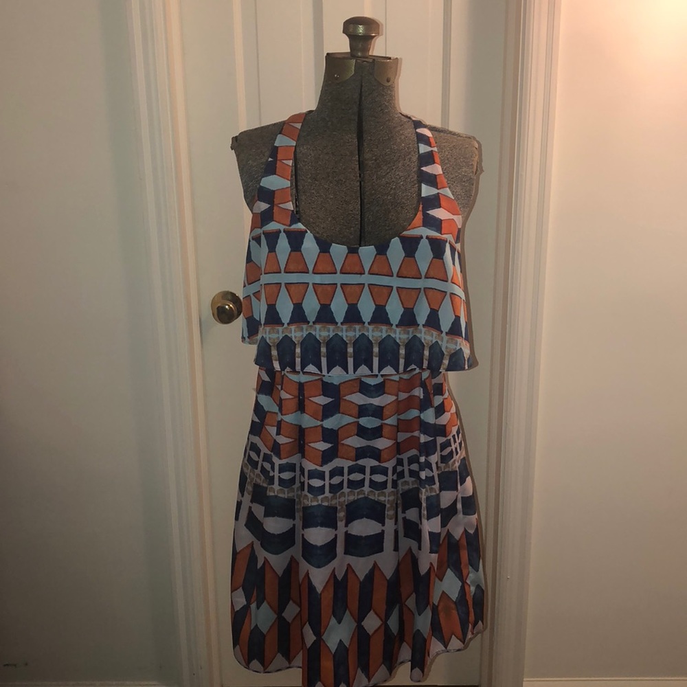 Aztec print Jessica Simpson dress